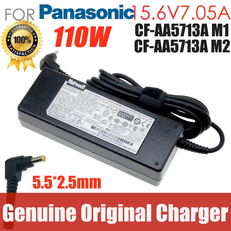 110W Original AC Adapter Charger สําหรับ Panasonic Toughbook CF-19 CF-31 Cf-52 Cf-53 CF-54 CF-74 CF-
