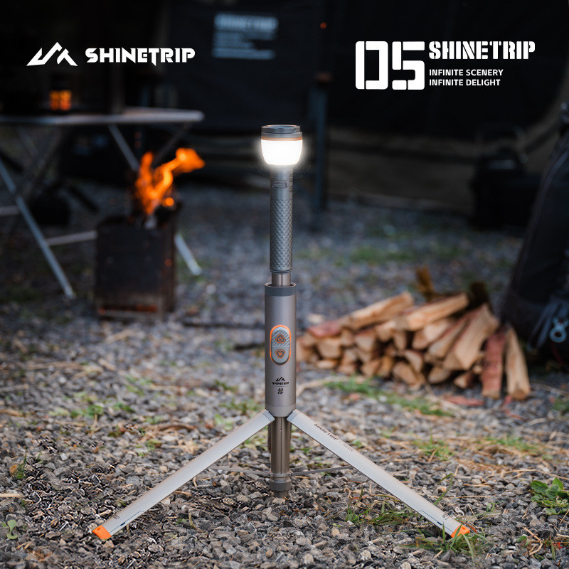 ShineTrip ไฟฉายแบบพับเก็บได้ Camping Retractable Light A591 มัลติฟังก์ชั่นแบบพกพาแบบพกพาฉุกเฉิน Camp