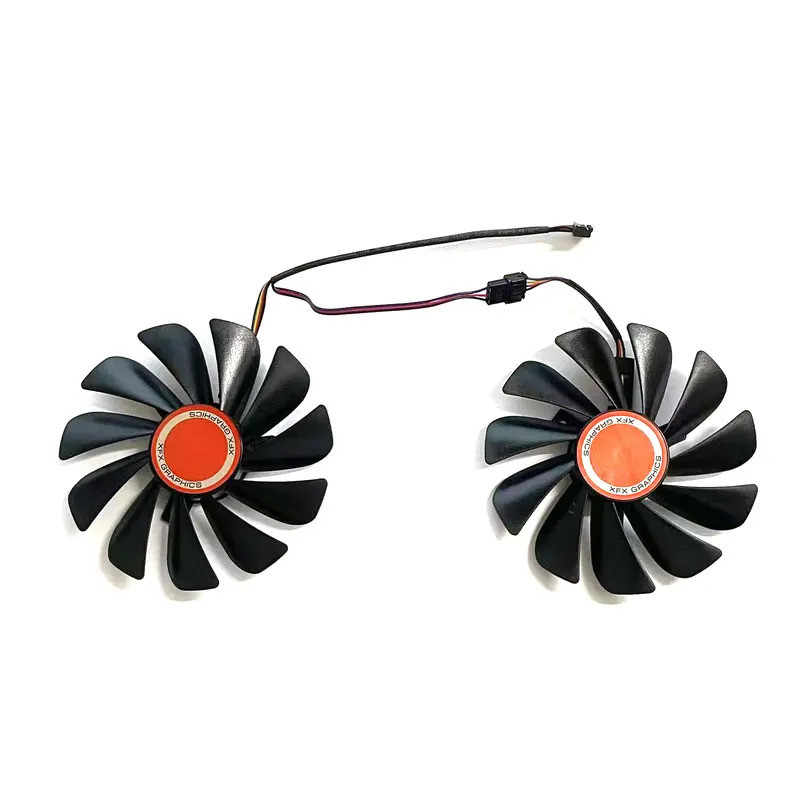 ยี่ห้อใหม่ 95 มม.4PIN FDC10U12S9-C CF1010U12S เหมาะสําหรับ XFX AMD Radeon VEGA56 VEGA64 RX590 กราฟิก