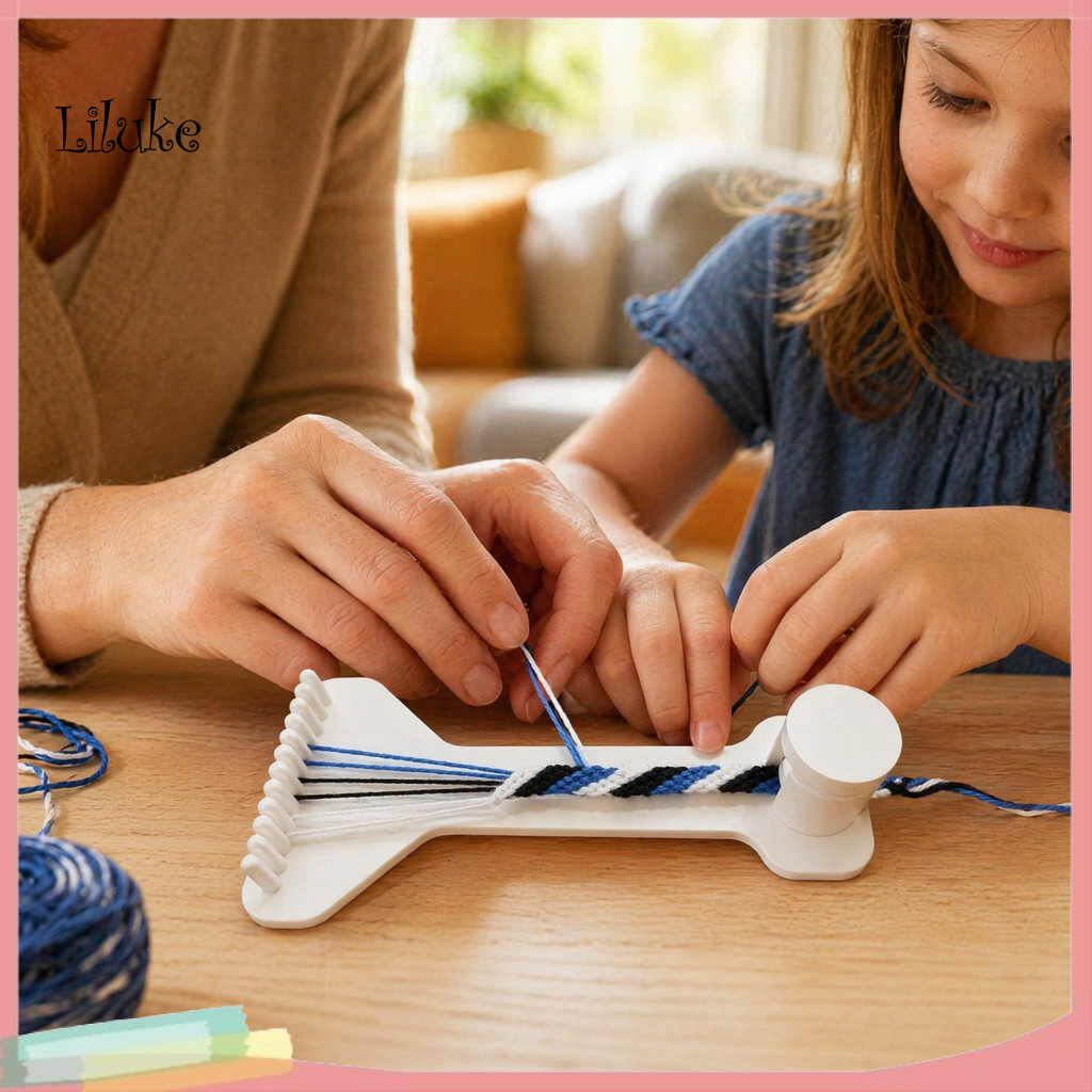 LK Handcrafted เครื่องประดับเครื่องมือ 3d พิมพ์สร้อยข้อมือ Jig Hand Braiding เครื่องมือสําหรับ Parac