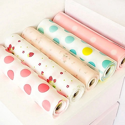 แผ่นรองตู้ ลิ้นชัก ลายน่ารัก ตัดได้ตามที่ต้องการ 300 ซม.