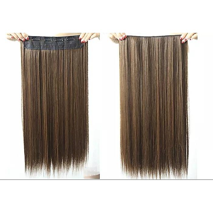 แฮร์พีช 💥💥ตรงยาว 60cm กว้าง26 ยาว60 ❤️❤️ทำจากเส้นไหม หนีบ ได้ หวีได้ สินค้าพร้อมส่ง ส่งในไทย