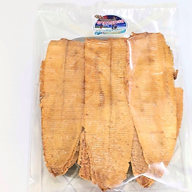 ปลาหมึกกรอบ สามรส อบกรอบ เกรดA 100กรัม จากแหล่งผลิตพื้นบ้าน