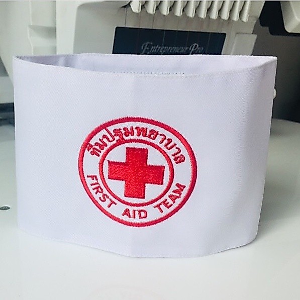 ปลอกแขน First AID Team ทีมปฐมพยาบาล