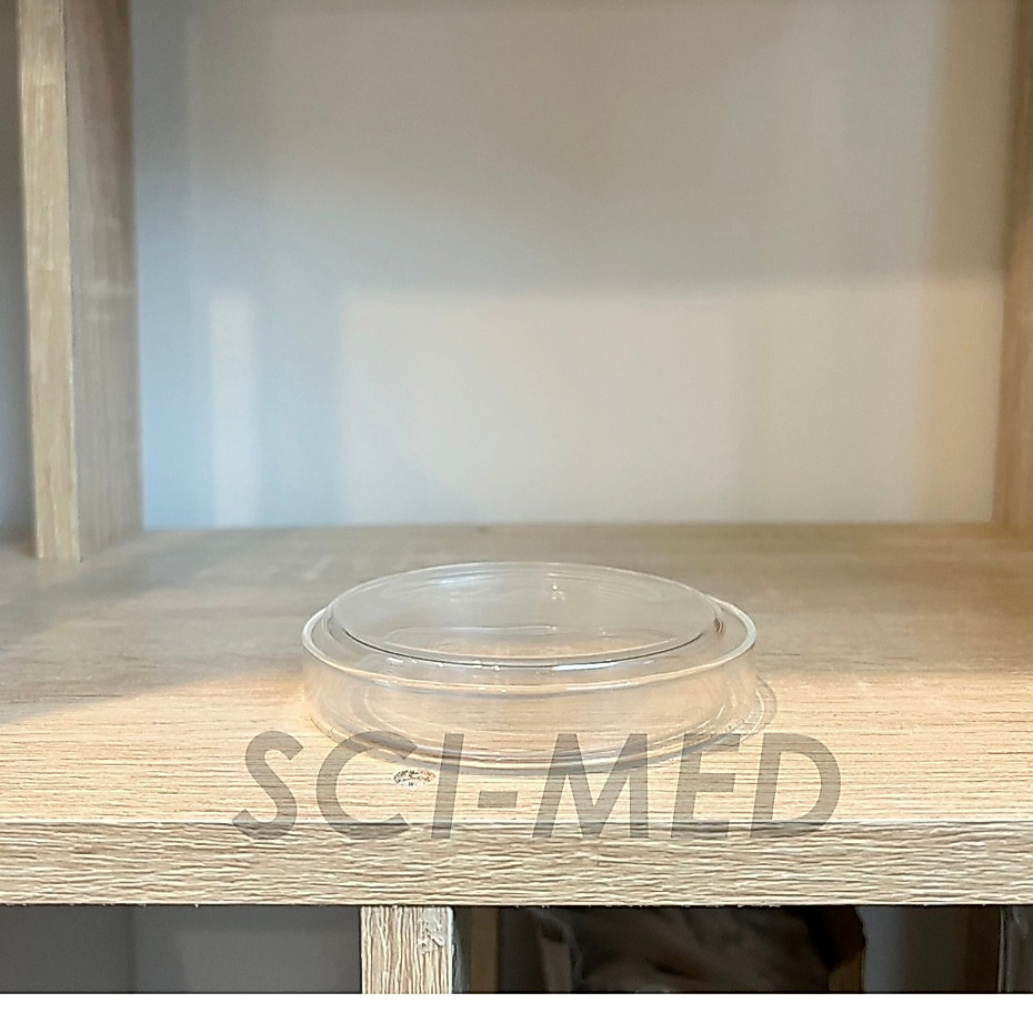 จานเพาะเชื้อเเก้ว ขนาด 16X100mm (Petri Dish)