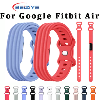 ซิลิโคนห่วงกีฬาสําหรับ Google Fitbit Air Breathable สร้อยข้อมือ Watchband สายรัดข้อมือเดี่ยวสีอุปกรณ์เสริม