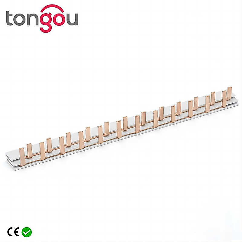 N DPN 1P ทองแดง Busbar MCB Connector การเชื่อมต่อ Busbar เบรกเกอร์วงจรสำหรับกล่องกระจาย