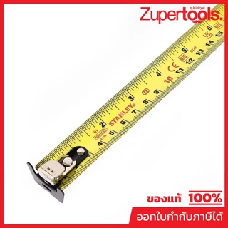 STANLEY ตลับเมตร 10 เมตร Control-Lock รุ่น STHT37433-30 สายวัดกว้าง 25 มม. ตะขอขนาดใหญ่ น้ำหนักเบา (สแตนเล่ย์)