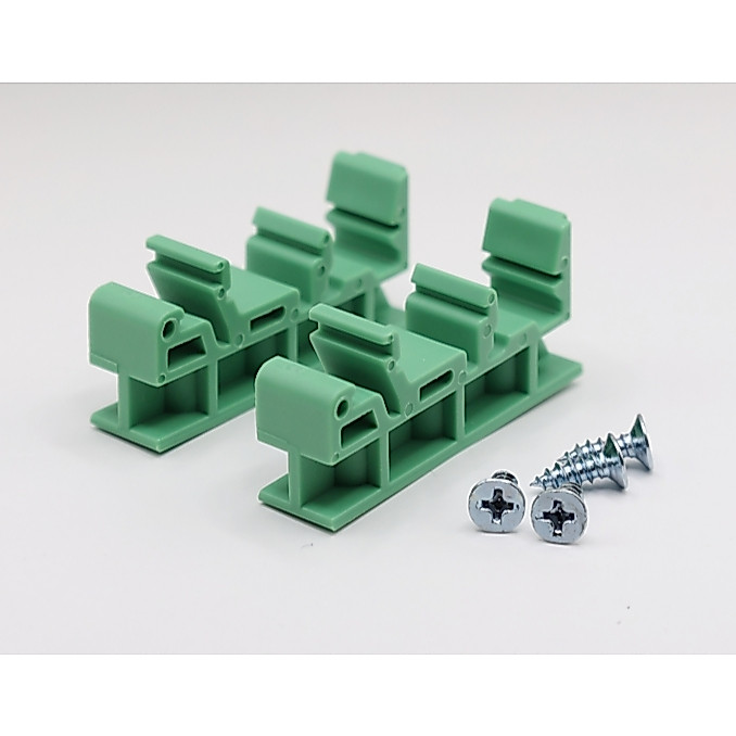 Din-Rail Mounting Adapter ตัวยึดอุปกรณ์กับรางปีกนก 1คู่  จัดส่งจากประเทศไทย