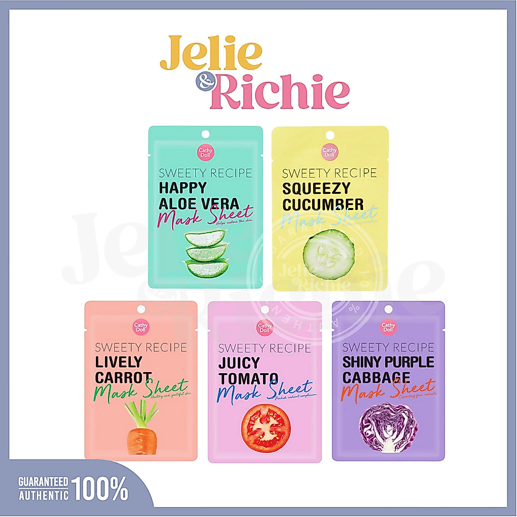 [ซอง] เคที่ดอลล์ สวีทตี้ เรซิพี มาส์ก 25g Cathy Doll Sweety Recipe Mask 25g