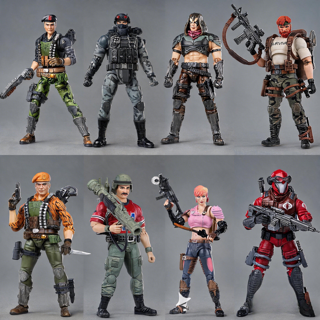 HIPLAY HIYA ซีรีย์มินิประณีต GI Joe 1/18 Scale 4 นิ้ว Action Figure Collectible