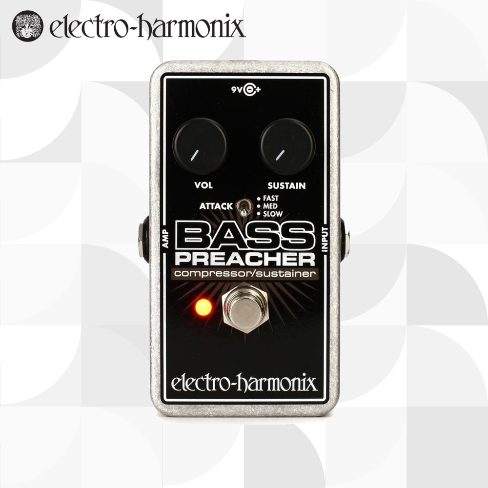 electro-harmonix Bass Preacher Compressor Bass Effects Pedal เอฟเฟกต์เบส【ส่งตรงจากญี่ปุ่น】
