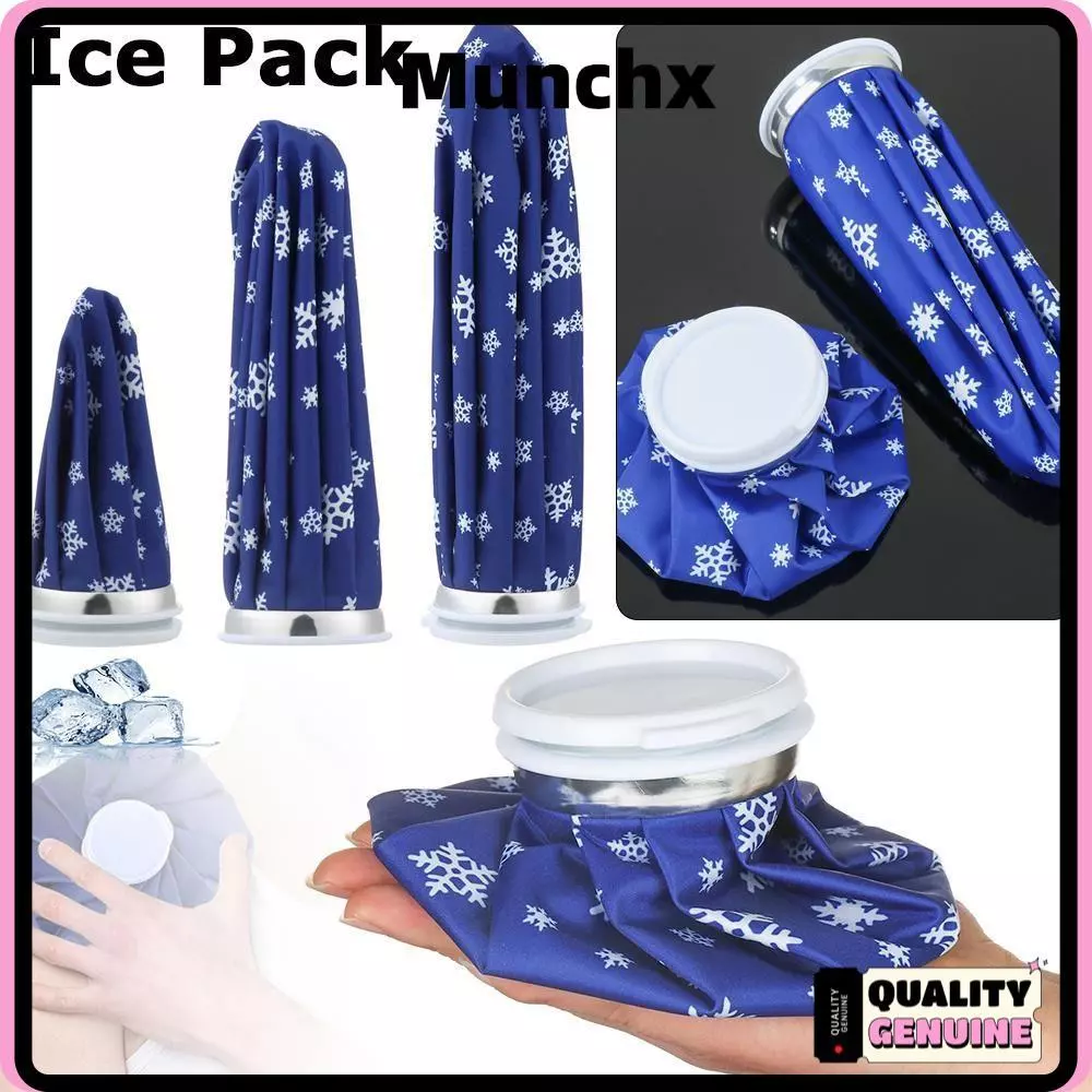 MUNCHX 1 ชิ้นแพ็คน้ําแข็ง,ขนาดต่างๆการบาดเจ็บ Care Cooler Bag,ทนทาน Breathable Reusable Hot/Cold Therapy ถุงน้ําแข็งสําหรับเข่าขาหัว