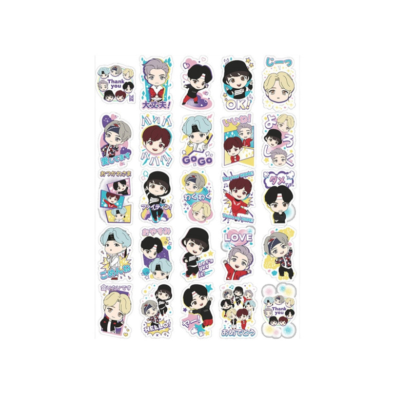 BTS Tiny Tan Tan Tiny Tan สติ๊กเกอร์โทรศัพท์มือถือกันน้ํา