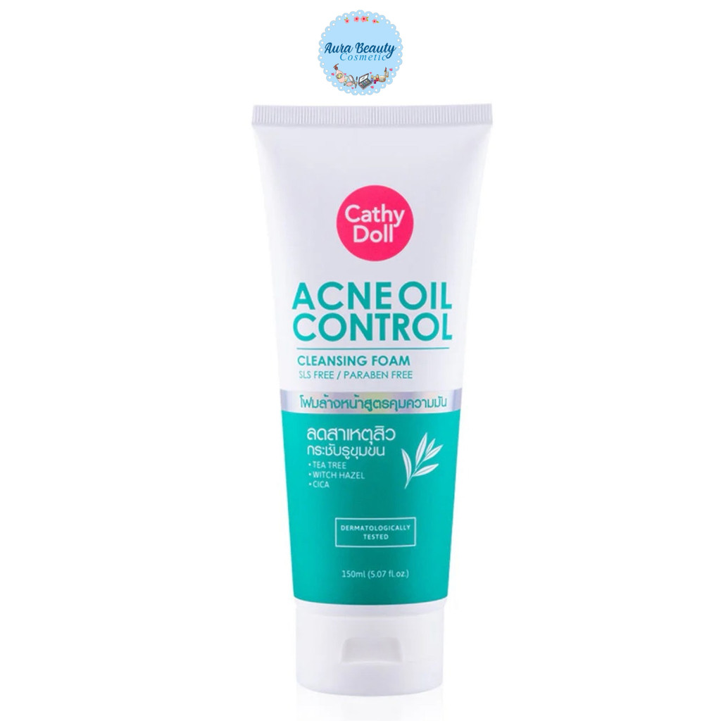 Cathy Doll Acne Oil Control Cleansing Foam / Cathy Doll Bright Up Cleansing Foam 150 ml. โฟมล้างหน้า