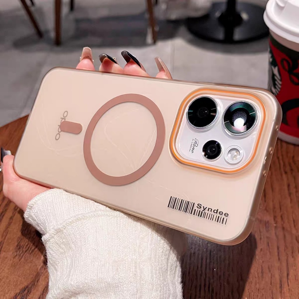 ปลอก Matte สําหรับ Oppo Reno 16 Pro 5G Reno16F / Reno16Pro / Reno16 5G เคสโทรศัพท์แม่เหล็ก  ไร้สายชาร์จ 061