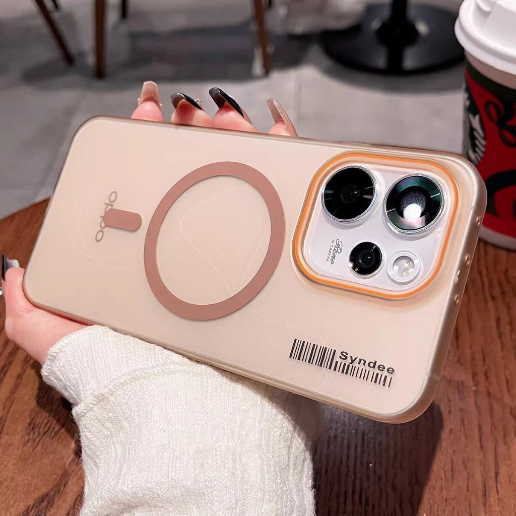 ปลอก Matte สําหรับ Oppo Reno 16 Pro 5G Reno16F / Reno16Pro / Reno16 5G เคสโทรศัพท์แม่เหล็ก ไร้สายชาร์จ 061