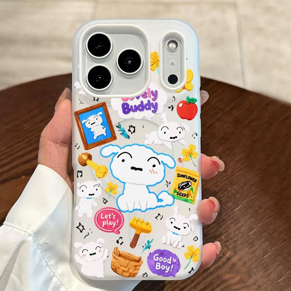 กล่องเมล็ดทานตะวันสีส้ม เคสมือถือแม่เหล็กซิลิโคน สำหรับ iPhone 17 PRO MAX 16 15 14 13 12 11 PLUS AIR - IPGDCXK33