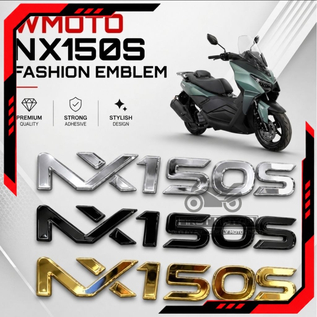 EMBLEM FASHION WMOTO NX150S NX 150S NX 150 S EMBLEM แฟชั่นอุปกรณ์เสริมอุปกรณ์เสริมการปรับเปลี่ยน