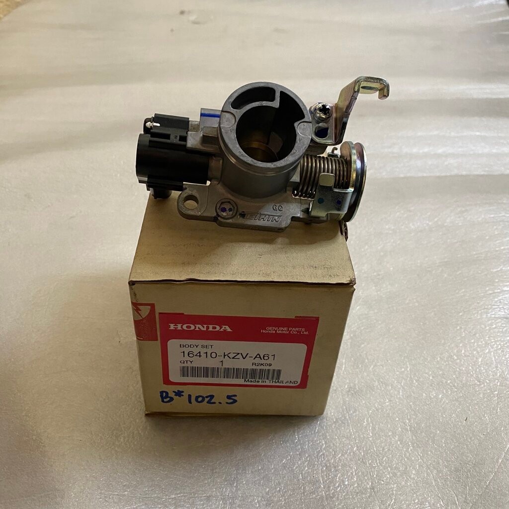 16400-KZV-A61 / 16410-KZV-A61 เรือนลิ้นเร่งทั้งชุด (GQRQA A) SUPER CUB อะไหล่แท้ HONDA
