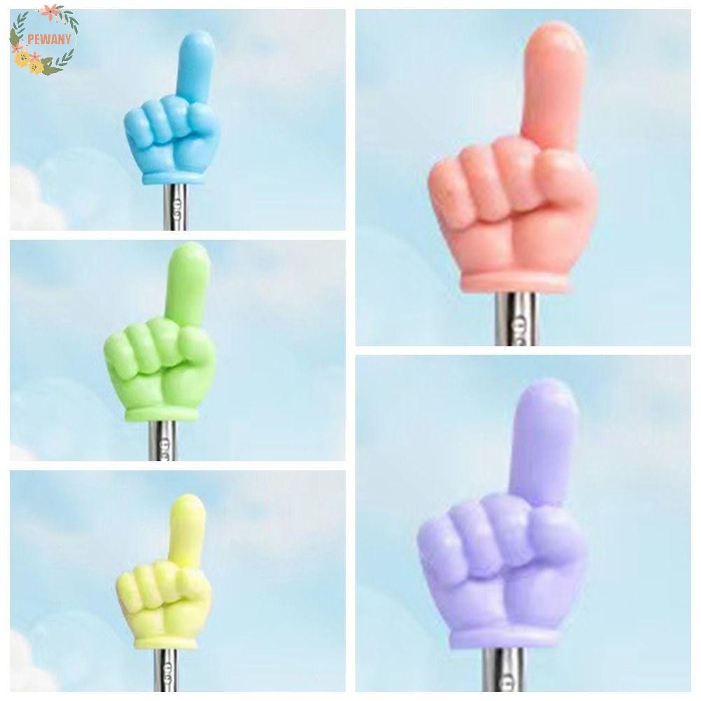 PEWANY ตัวชี้เลเซอร์การอ่าน, Telescopic Retractable Teaching Pointer Stick, Whiteboard Pointer Mini Multi-functional Finger Shape กระดานดํามือถือ Presenter Stick กระดานดํา