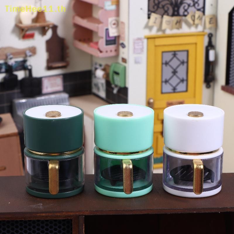 TimeHee บ้านตุ๊กตา Mini Kitchen Appliance Model Mini Air Fryer ฉากยิง Props Mini Toy Models TH
