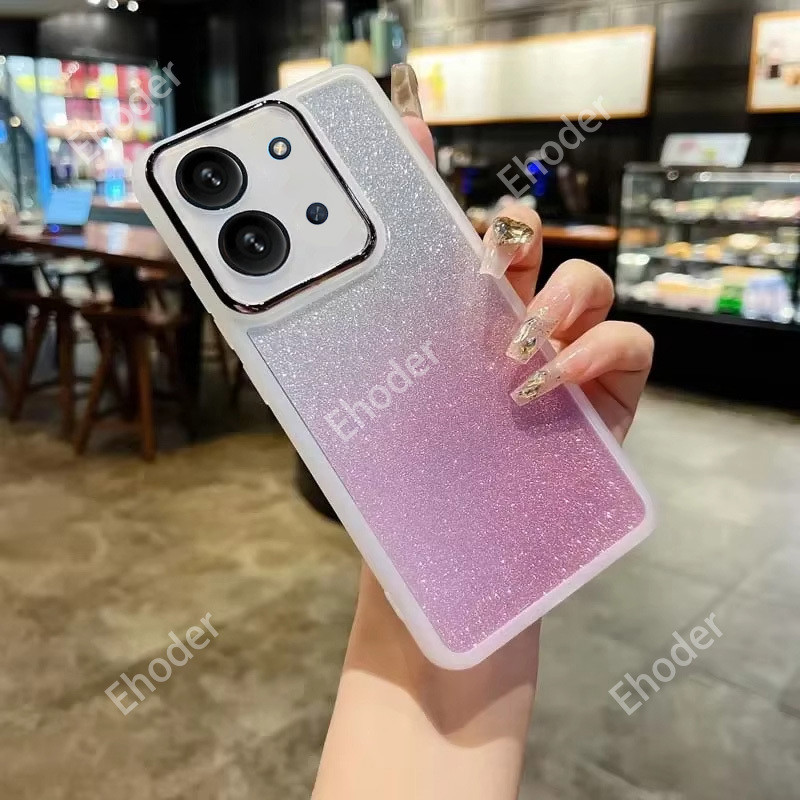 สําหรับ Redmi 15C 4G 5G 2025 เคสโทรศัพท์ Bling Glitter Soft TPU ชุบสําหรับ POCOC85 C85 Redmi15C 15 C