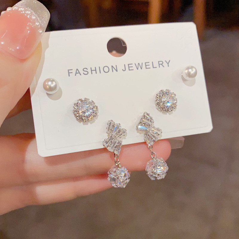 ชุดเครื่องแต่งกายสไตล์เกาหลี พร้อมโบว์และต่างหู 3 ชิ้น - รูปที่ 7