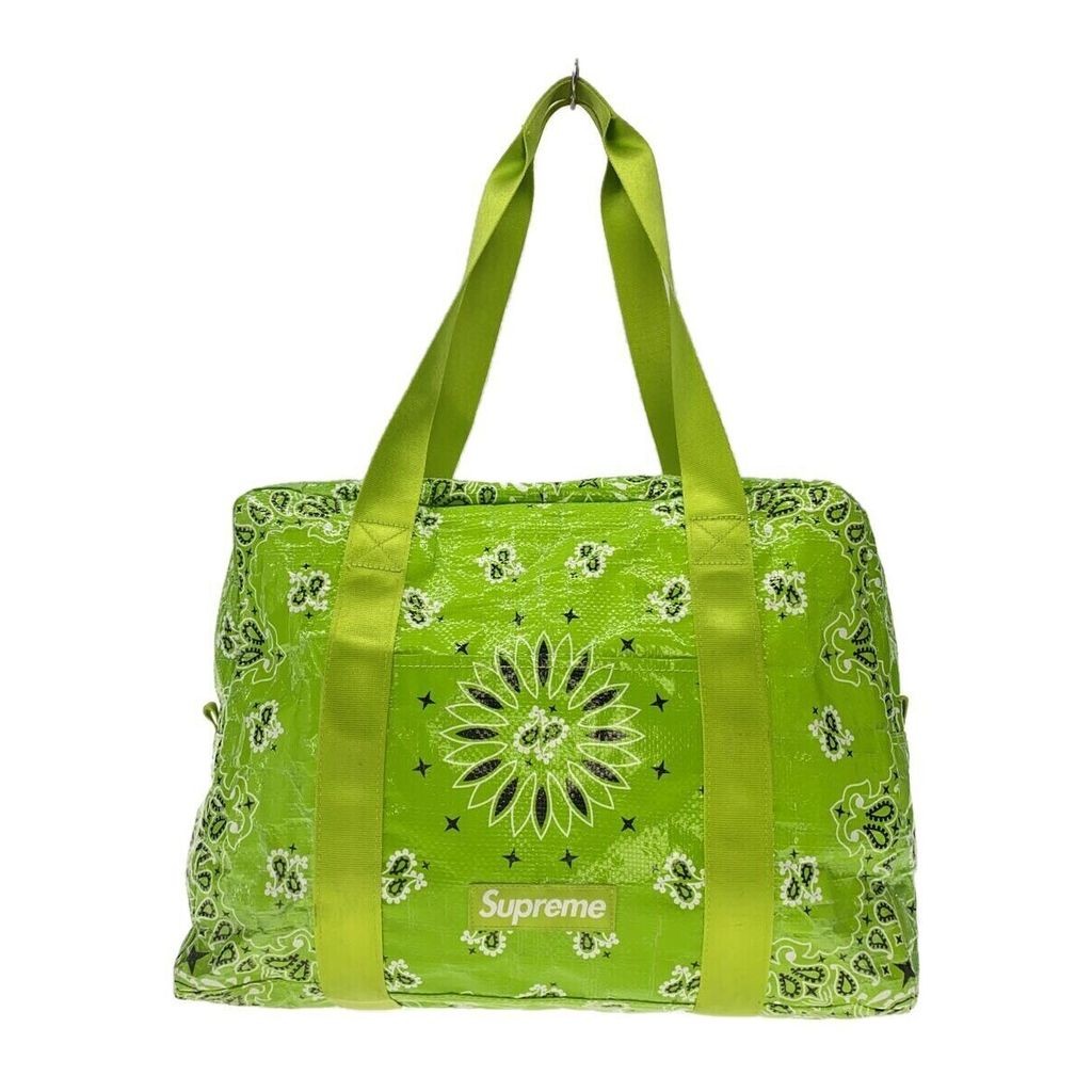 Supreme Boston bag -- GRN overall pattern Bandana Tarp LARGE Duffle Direct from Japan Secondhand