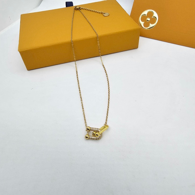 TFN & C สร้อยคอแฟชั่น รุ่น Double Link Necklace งานสวยอะไหล่ทอง พร้อมส่งในไทย