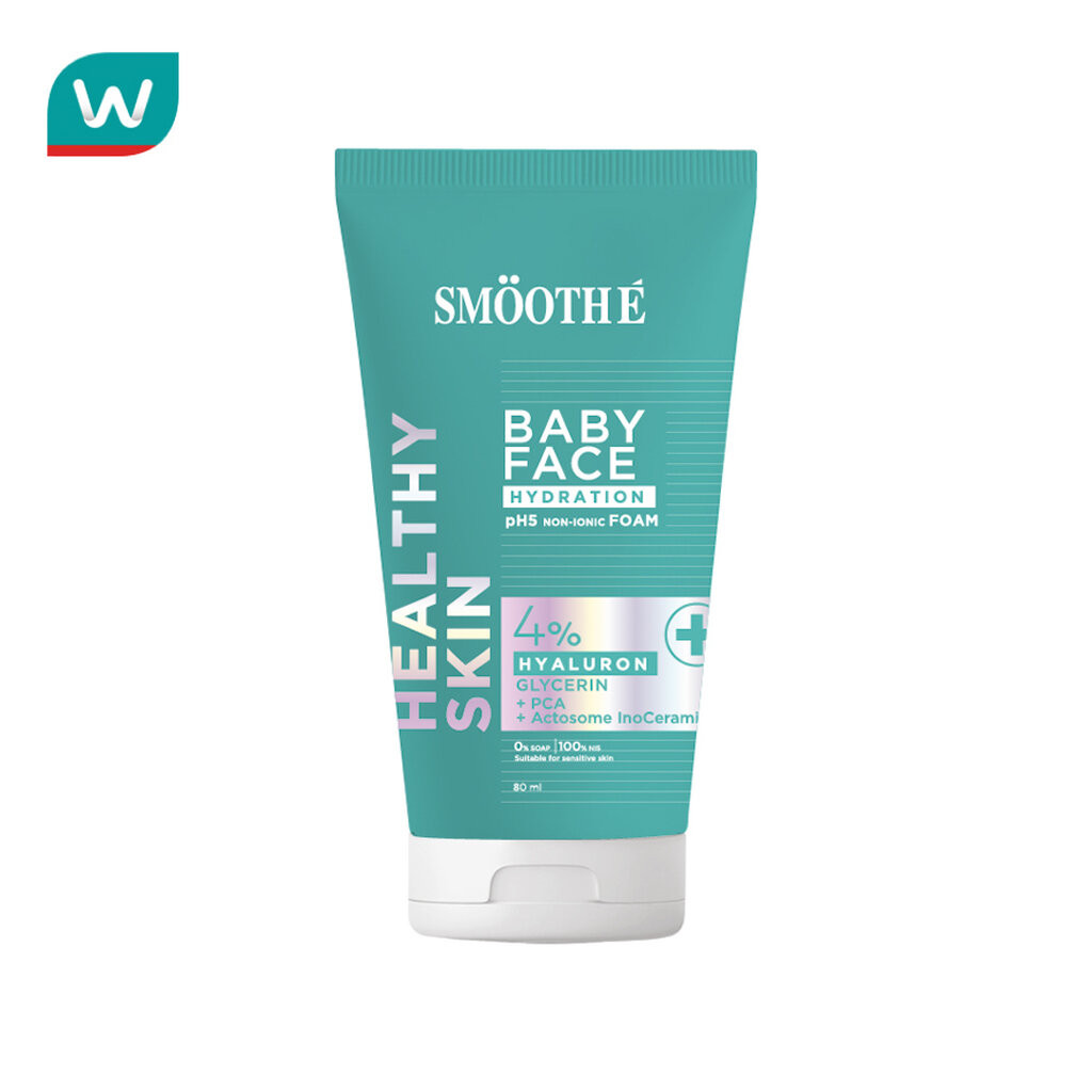 Smooth E สมูท อี เบบี้เฟซ ไฮเดรชั่น นอน ไอออนิก โฟม 80 มิลลิตร