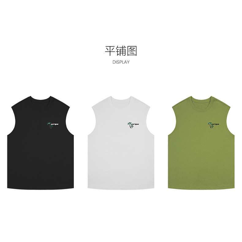 เสื้อแขนกุดผู้ชายสไตล์สมัยใหม่ สำหรับฟิตเนสและกีฬา ลายพิมพ์เก๋จาก TOMATOPAPA — صورة 8
