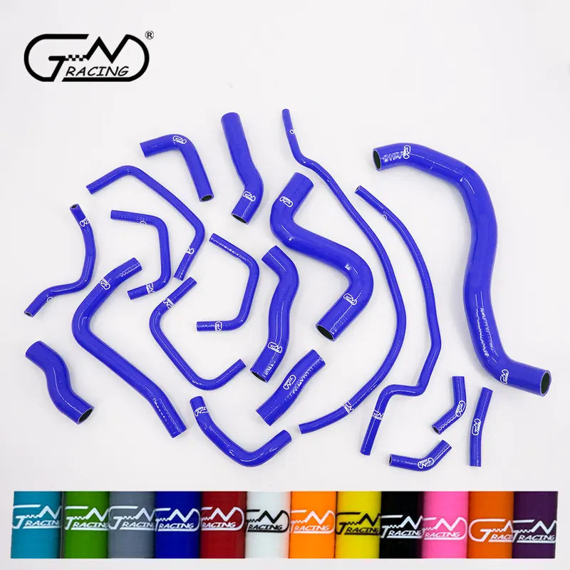 Moto22rcar Fit 2009-2015 Nissan Skyline GT-R GTR R35 VR38DETT ซิลิโคนหม้อน้ําเครื่องทําความร้อนท่อชุ