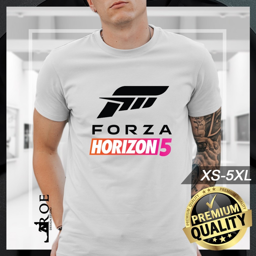 เสื้อยืด Baju FORZA HORIZON 5 Unisex