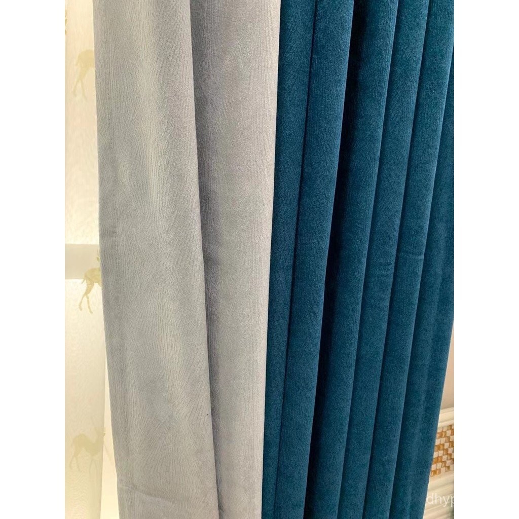 Jane Beauty ผ้าม่าน Chenille แบบการ์ตูนและJacquard หนามาก สไตล์ฝรั่งเศส