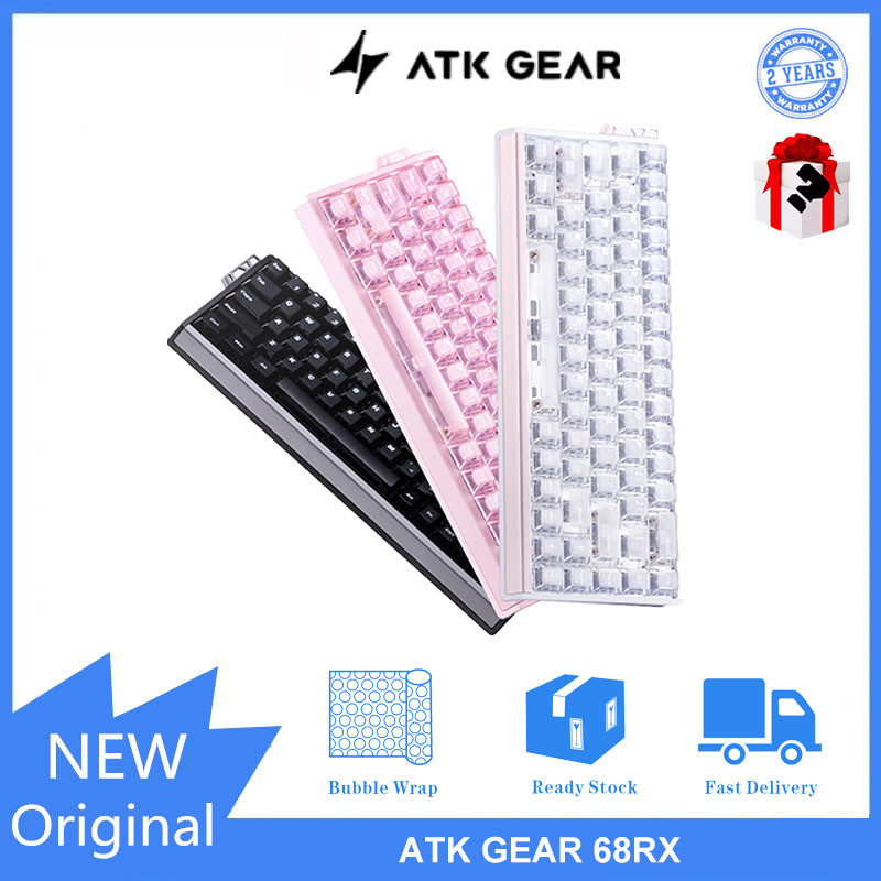 ATK GEAR 68RX Wired 0.08 คีย์บอร์ดสวิตช์แม่เหล็ก 8K เวลาแฝงต่ําเป็นพิเศษ