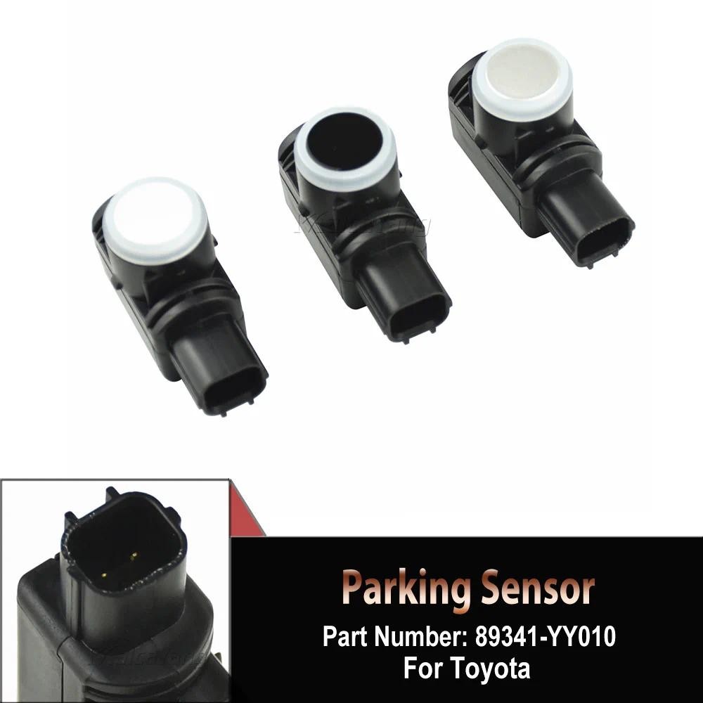 สีดํา/เงิน/สีขาว PDC เซ็นเซอร์ที่จอดรถระบบสัญญาณกันขโมยรถยนต์สําหรับ Toyota RAV4 89341-YY010-A0 B0 C