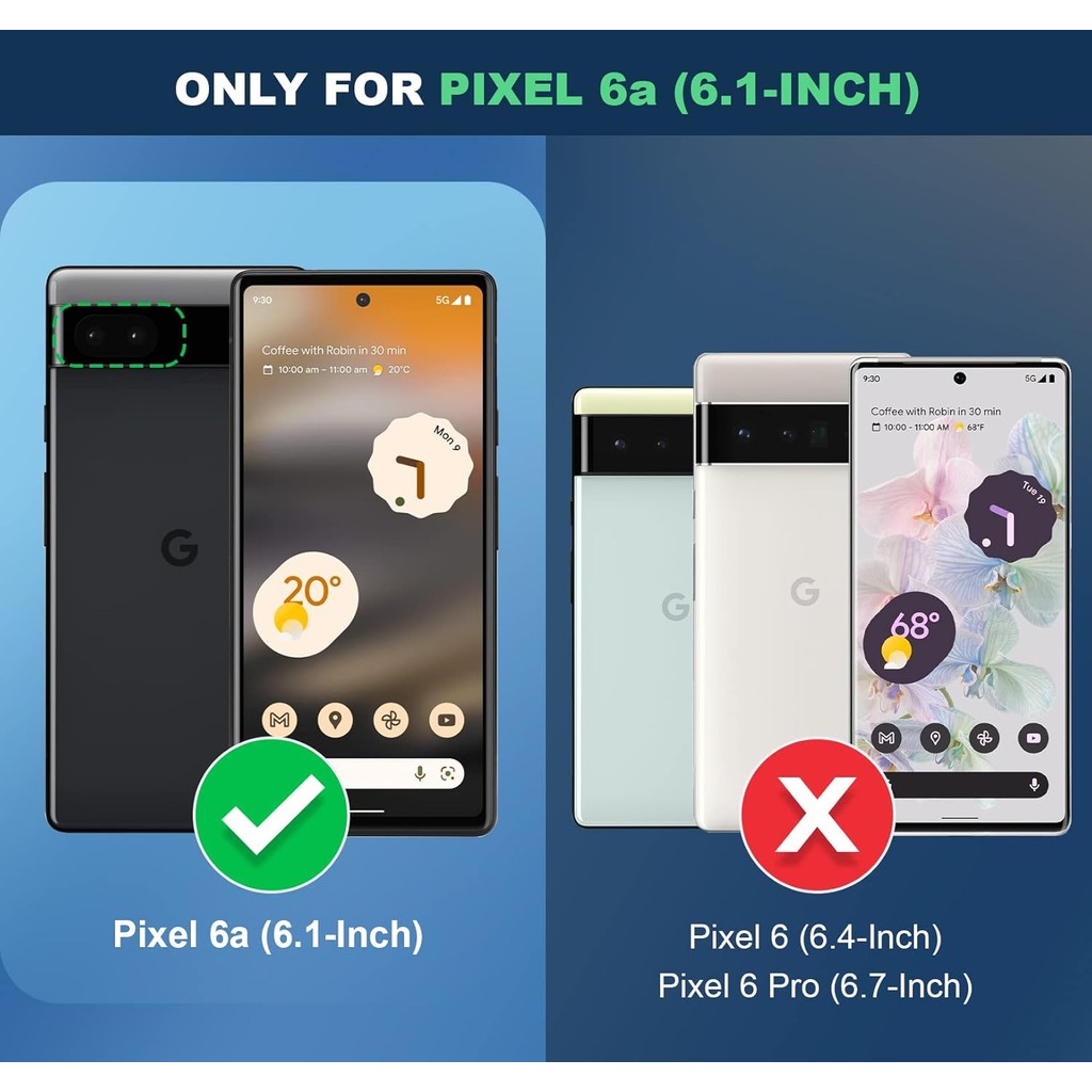 Shields Up for Pixel 6A Case Clear, Minimalist Wallet Case with Card Holder [3 Cards] & Ring Kicksta