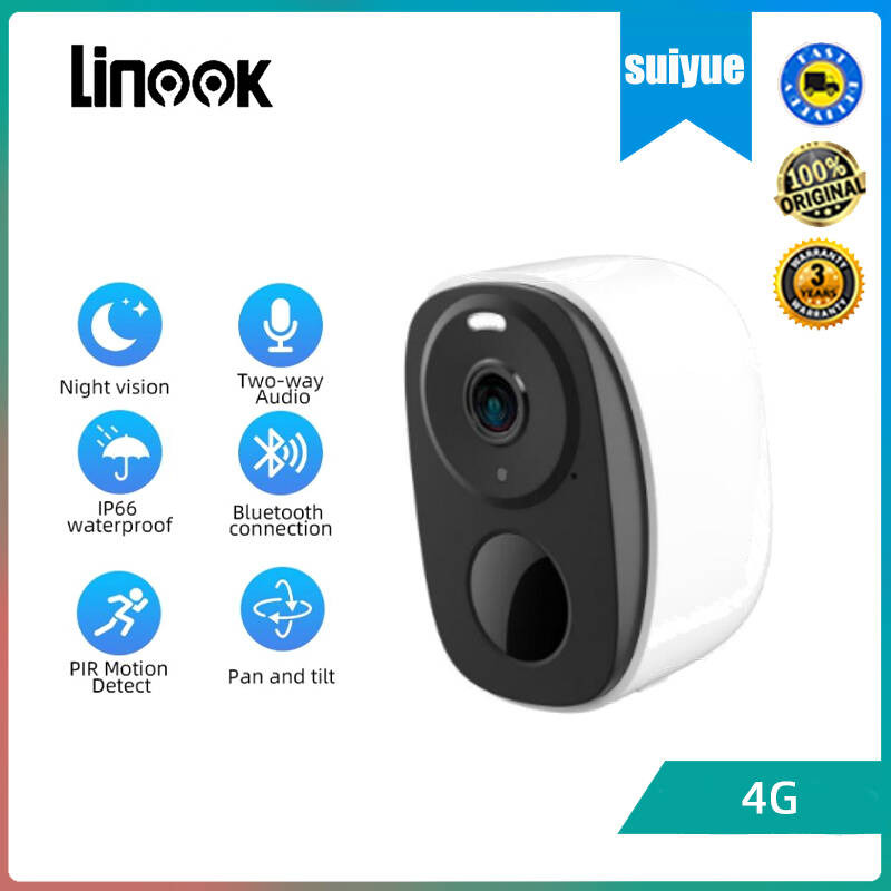 Linook 4G กล้องมองหลังผ่านมือถือโดยไม่ต้องใช้เน็ตบ้าน Wi-Fi ไม่ต้องเสียบปลั๊ก กล้องวงจรปิดไร้สายแบบพ