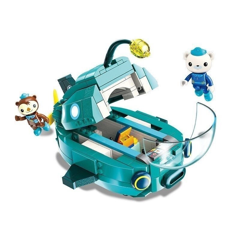 Octonauts Building Block ชุดเด็ก Initiation ของเล่นการ์ตูน Creative Building Bricks สําหรับอายุ 6+