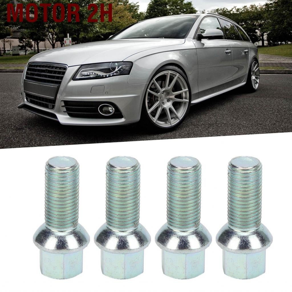 Motor 2H Happiness House*-th Machine Screws 4pcs Hub Hub Iron Lug Bolt M14x1.5 อุปกรณ์เสริมด้ายเข้าก
