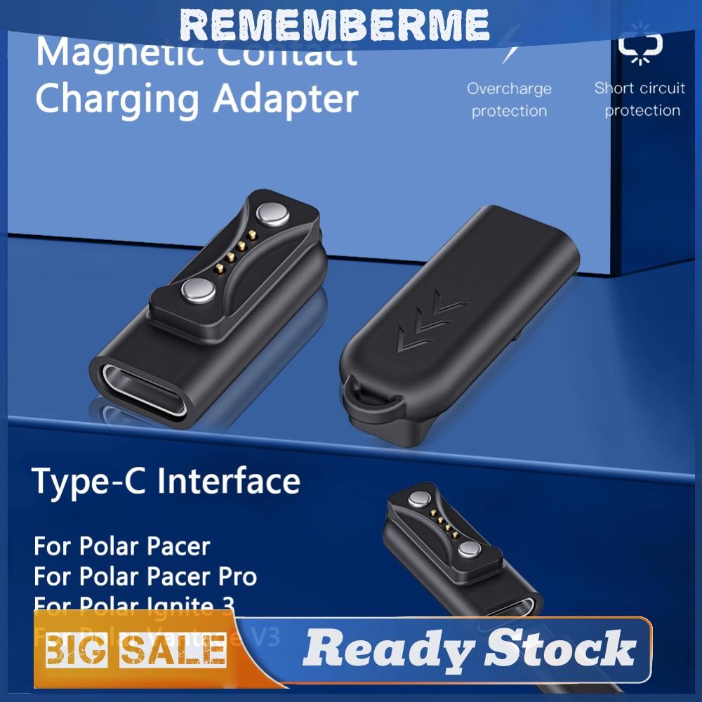 USB C Magnetic Watch Charger Connector สายชาร์จ Power Converter สําหรับ Polar Pacer /Pacer Pro สําหร