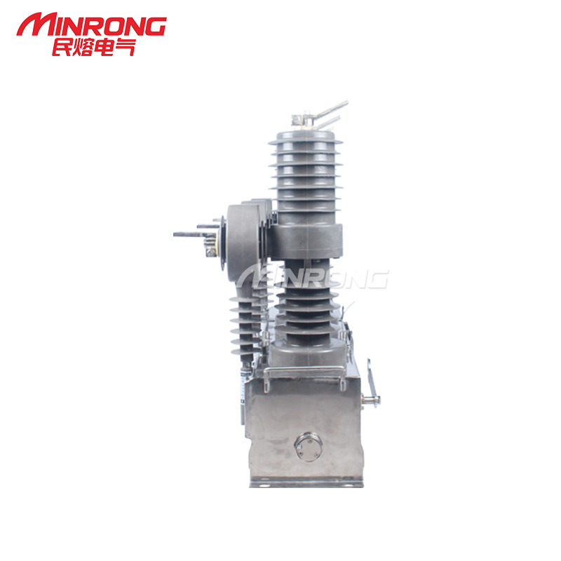 Minrong ZW32-12/630 เครื่องทําลายผนังแรงดันสูง 10KV คอลัมน์กลางแจ้งสมาร์ทสแตนเลสคู่มือ