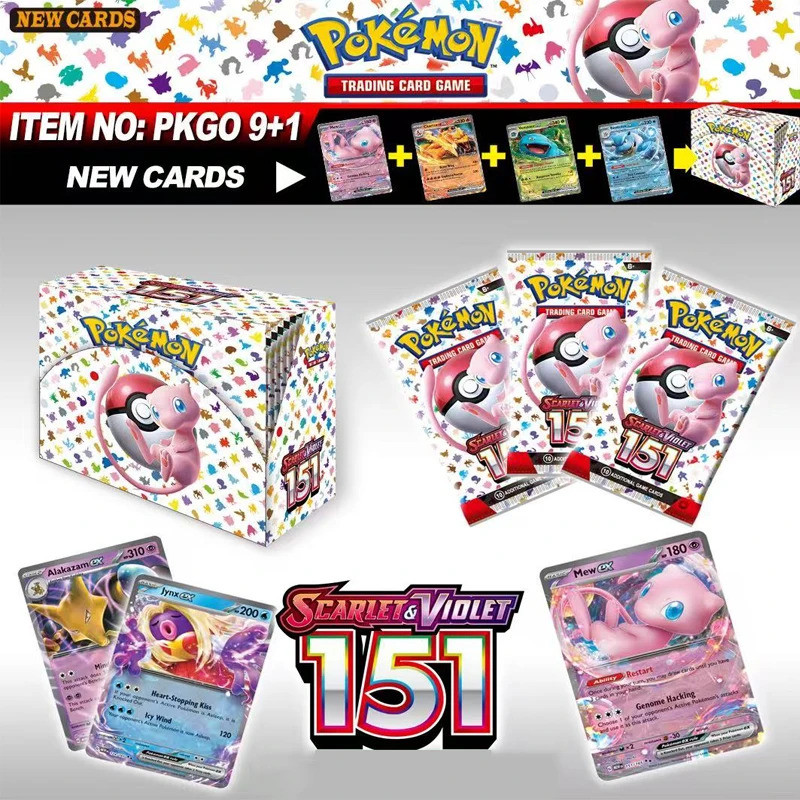 [NEW] Pokémon Prismatic Evolutions Surging Sparks Scarlet&viole 151 Booster Display Box Pokemon Boos