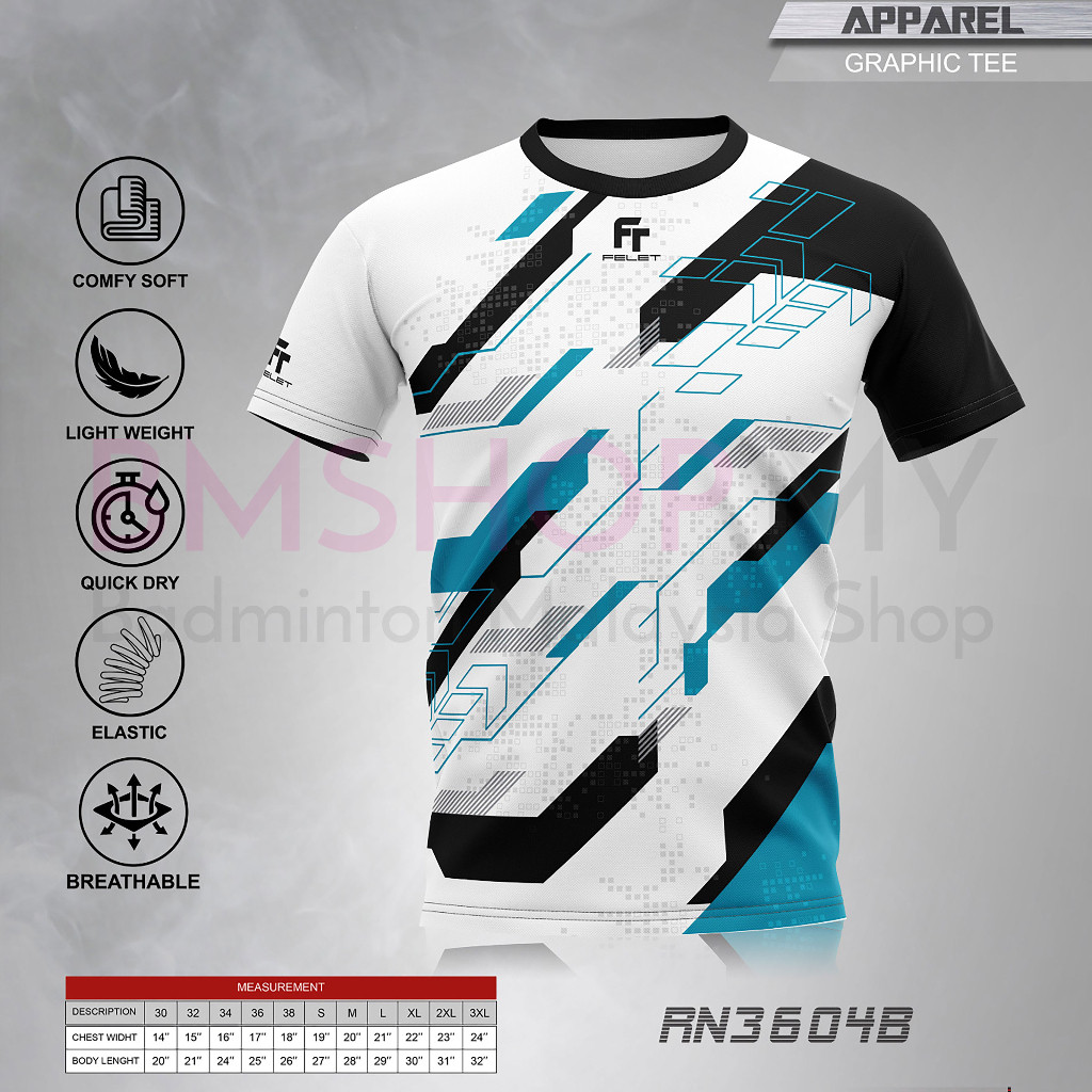 เสื้อ Felet Tournament RN3604B (4 สี)