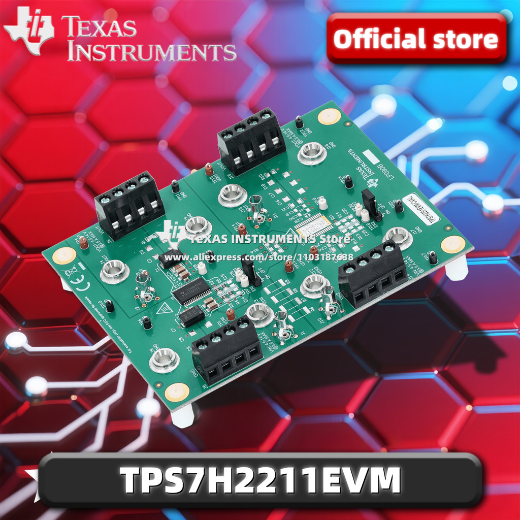 TI Official TPS7H2211EVM ผลิตภัณฑ์เสริมอวกาศ อินพุต 4.5V ถึง 14-V, 3.5-A, สวิตช์โหลดและโมดูลประเมิน 