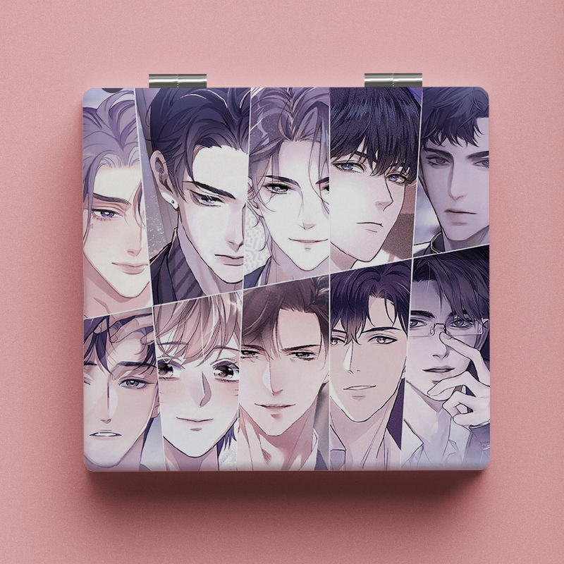 188อุปกรณ์ต่อพ่วงกลุ่มใต้กระจกแบบพกพาพับกระจกสองด้านนักเรียนแบบพกพากระจกแต่งหน้ามูลค่าสูงมือถือกระจก