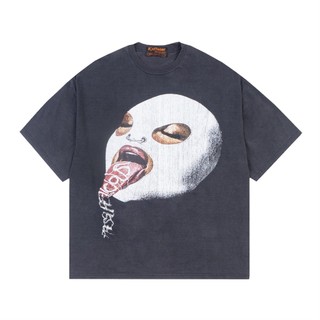 KKONTENER MEGAN THEE STALLION "DELICIOUS" OVERSIZE TSHIRT BLACK BLEACH