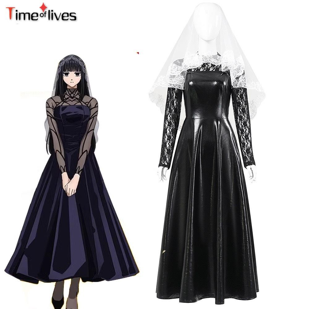 ชุดคอสเพลย์ Osaragi - เดรสลูกไม้สีดำ จากอนิเมะ SAKAMOTO DAYS