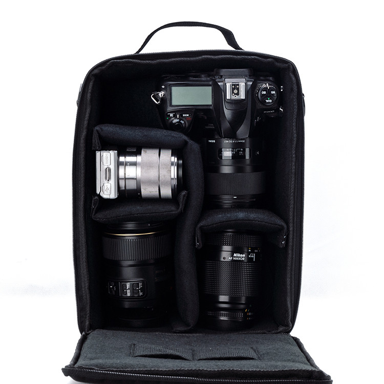 สามสีจัดส่งฟรีกันน้ําหนา Tear-Proof Liner Bag SLR เลนส์กล้องกระเป๋ากล้อง 80D5D4 D850